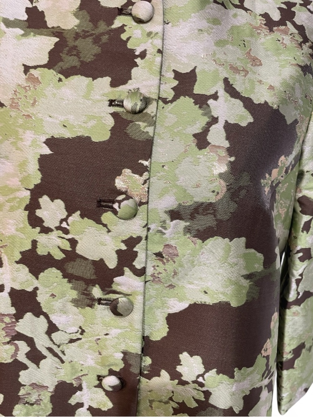 Tuckernuck Floral Jacquard Dress & Jacket Set Size S/M Knee-Length Pockets - Picture 13 of 14